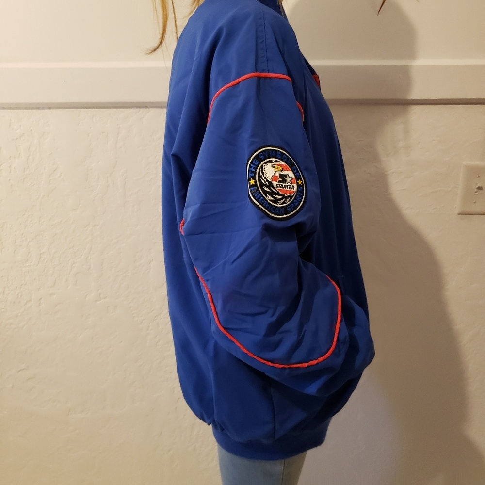 Vintage Starter NFL Giants Jacket Size XL Blue - Picture 5 of 8